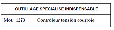 Courroie accessoires